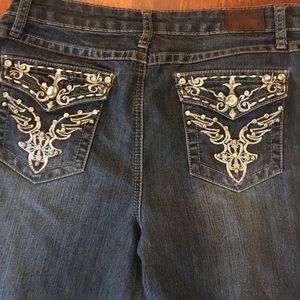 Earl Jeans with Rhinestones Rivets